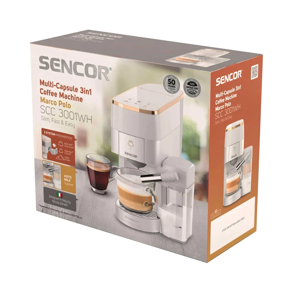 SENCOR SCC 3001WH Marco Polo kávovar