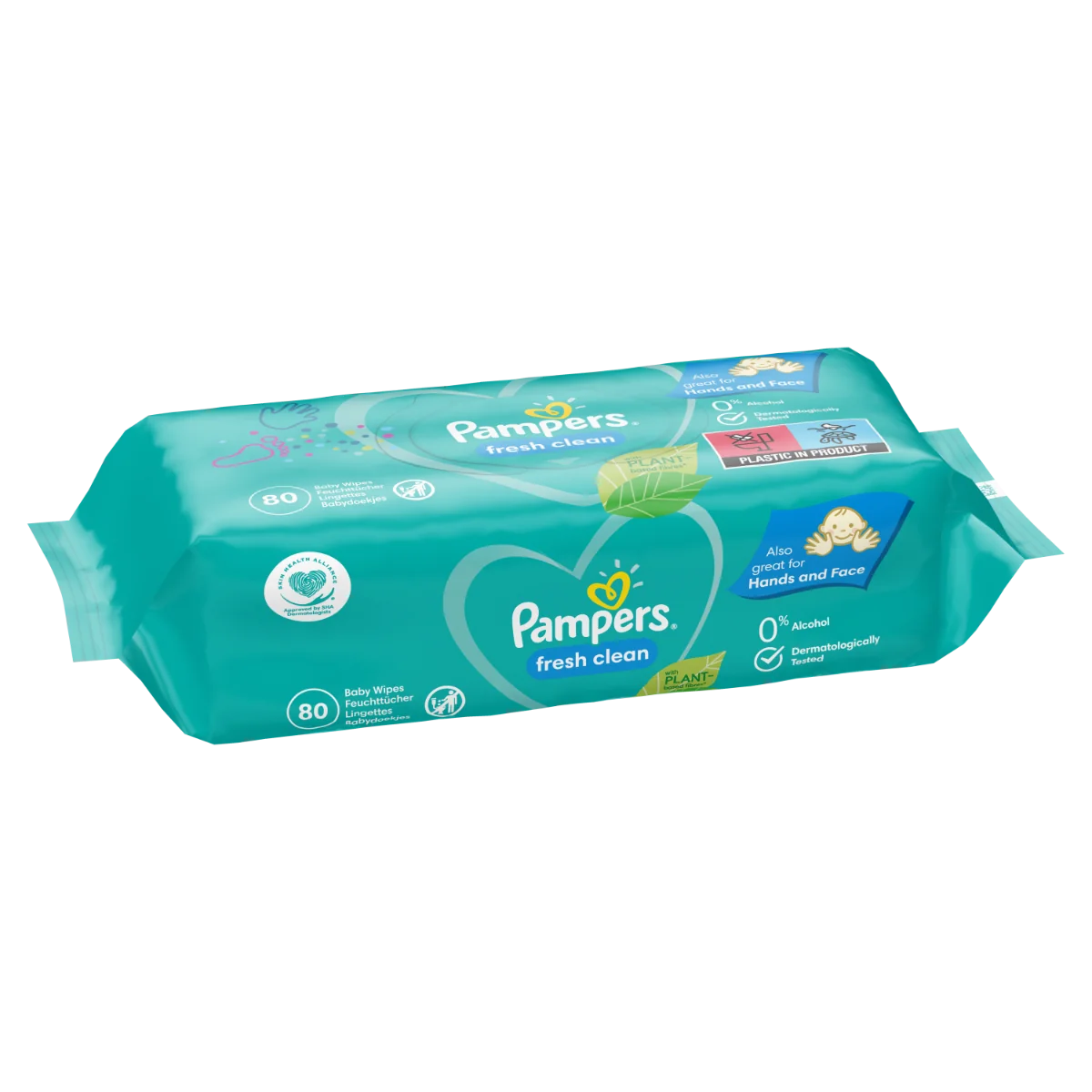 Pampers Fresh Clean vlhčené ubrousky 15x80 ks