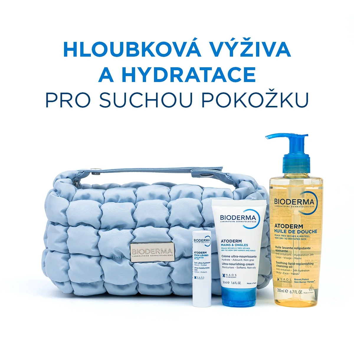 BIODERMA Atoderm pro suchou pokožku 3 ks dárkový balíček