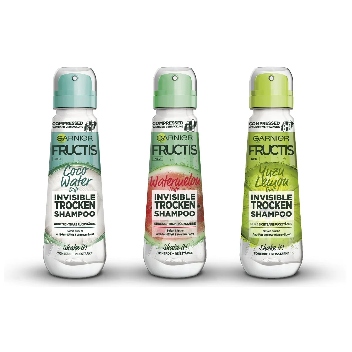 Garnier Fructis Neviditelný suchý šampon s vůní yuzu citrónu 100 ml