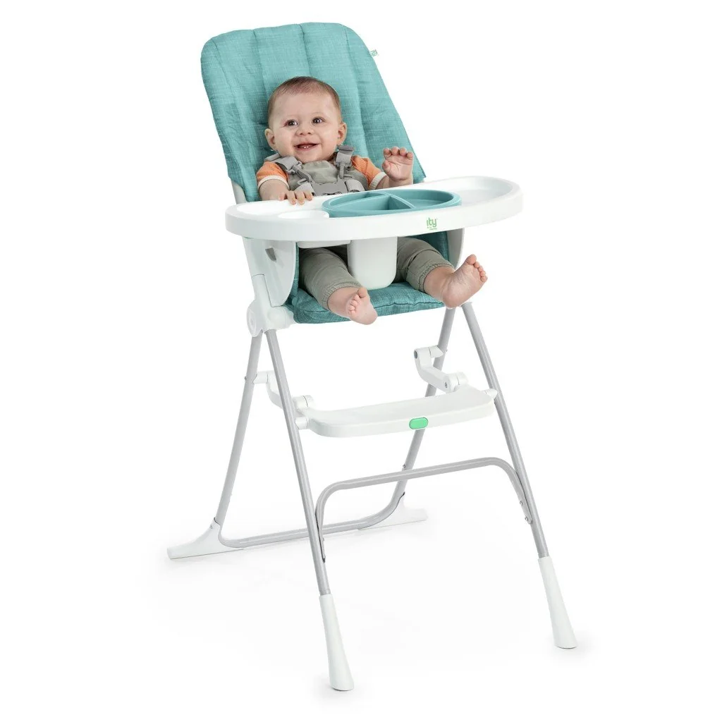 Ingenuity Židle jídelní skládací Sun Valley™ Teal 6m+ do 15 kg