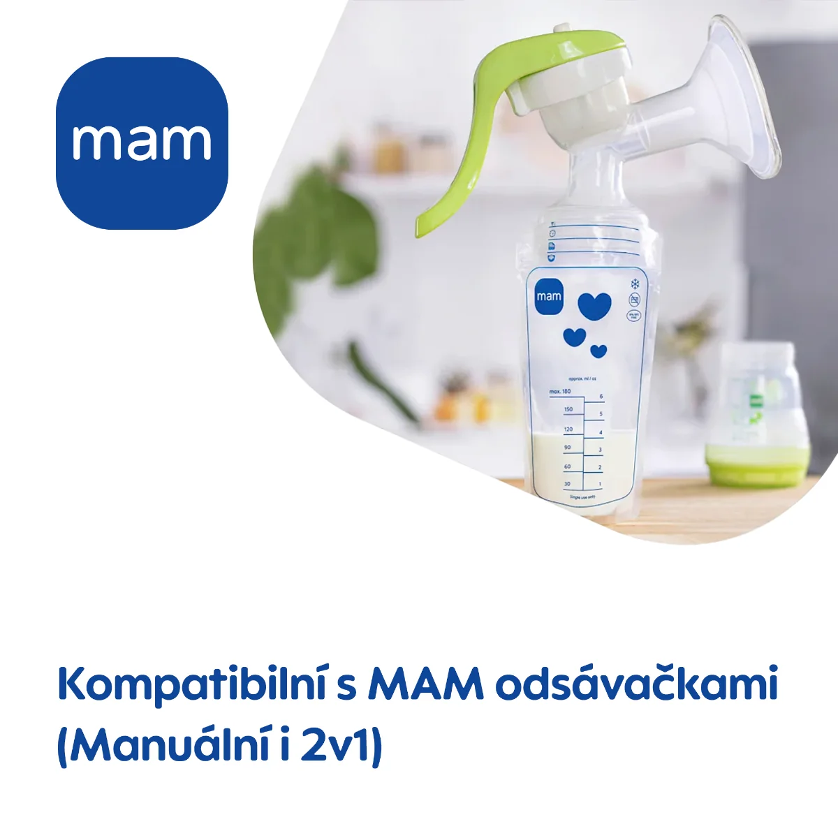 MAM Sáčky na skladování mateřského mléka 25 ks