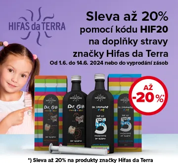 Hifas da Terra sleva 20% KODEM HIF20 (červen 2024)