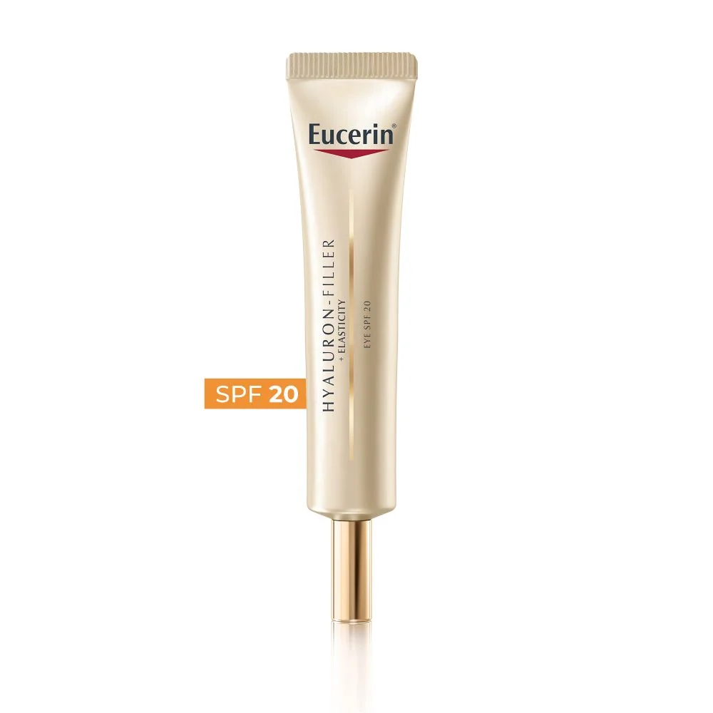 Eucerin Hyaluron-Filler + Elasticity SPF20 oční krém proti vráskám 15 ml
