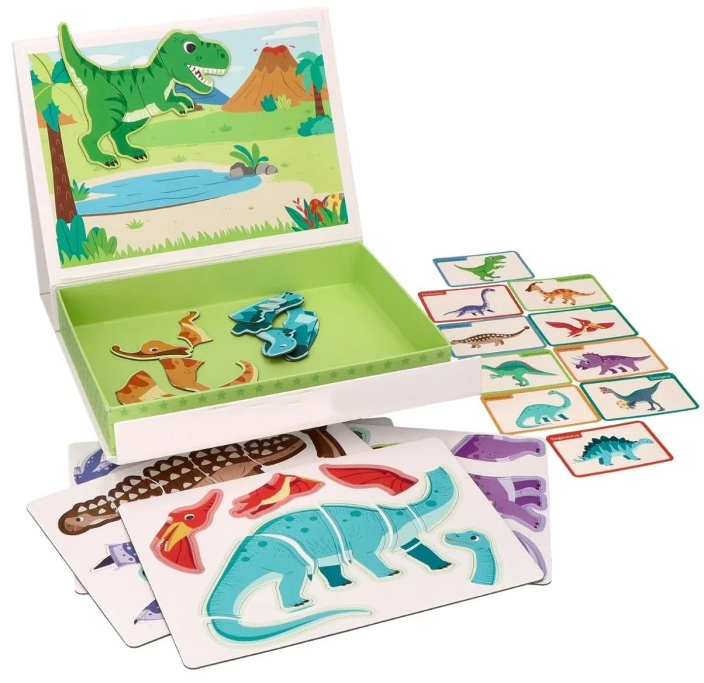 Adam Toys Magnetická vkládačka/puzzle, Dinosaurus