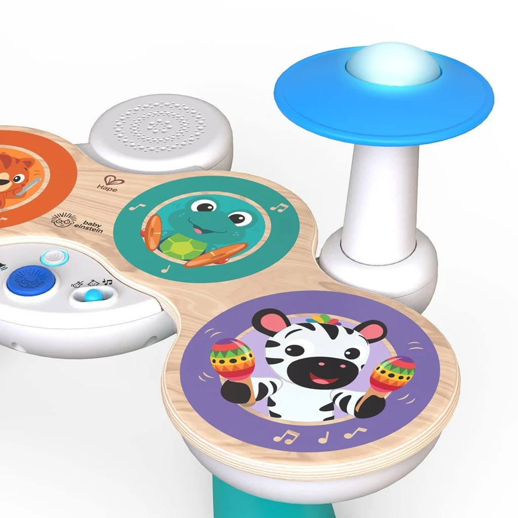 Baby Einstein Hračka Set bubnů Together in Tune Drums™ Connected Magic Touch™ HAPE 12m+