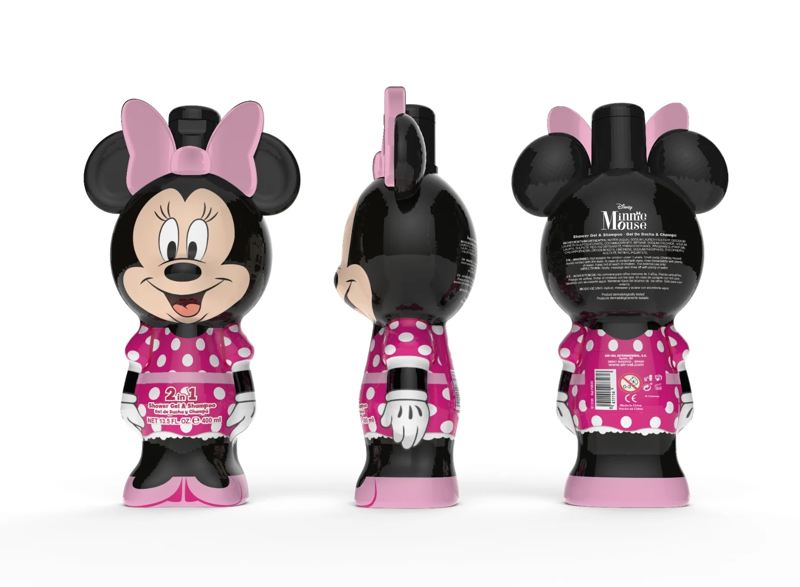 Disney Minnie sprchový gel a šampon 400 ml