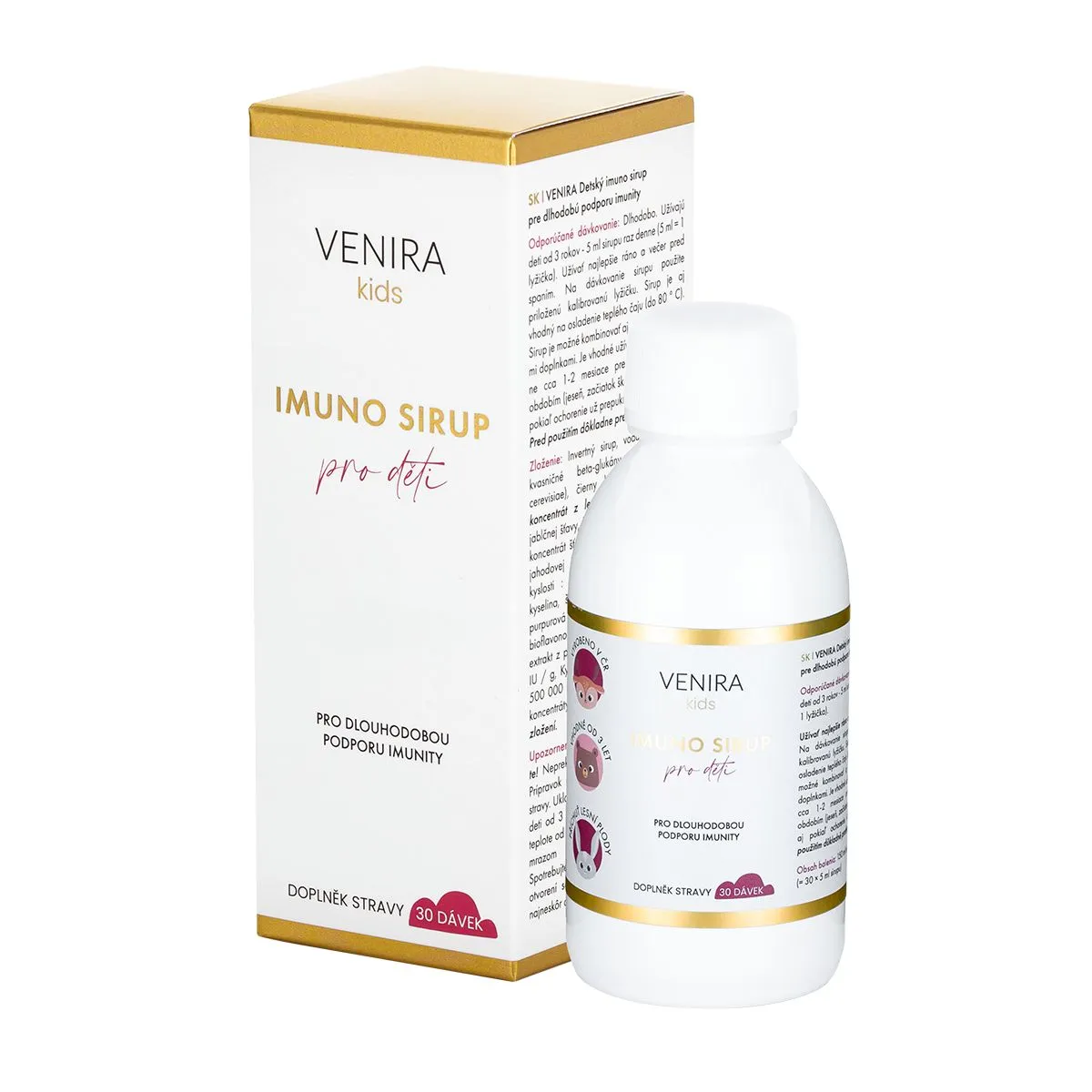 Venira kids Imuno sirup pro děti lesní plody 150 ml