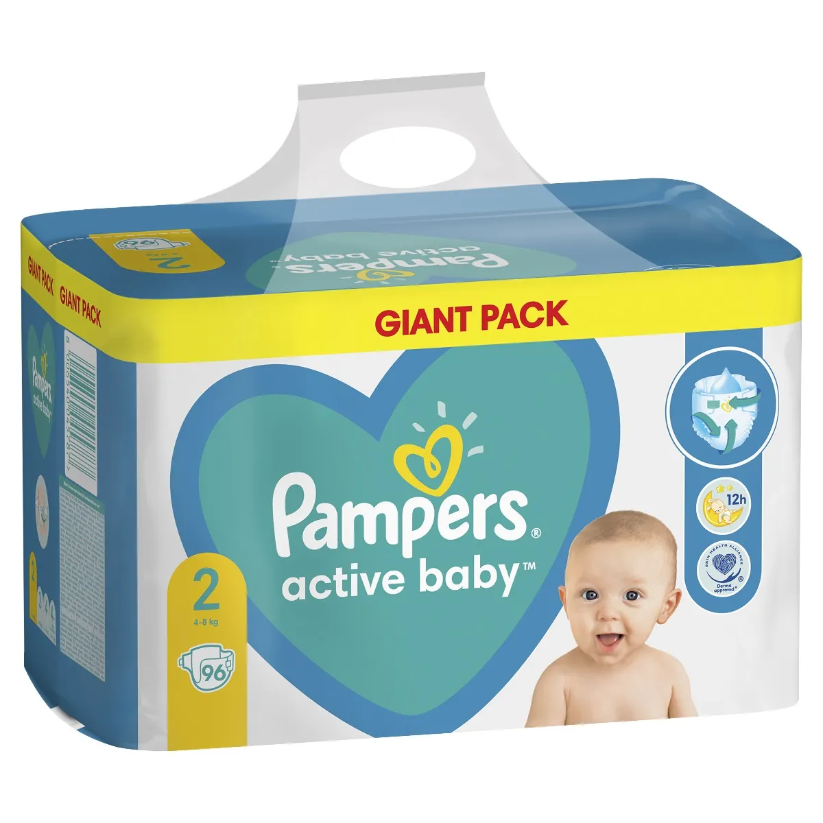 Pampers Active Baby vel. 2 Giant Pack 4-8 kg
