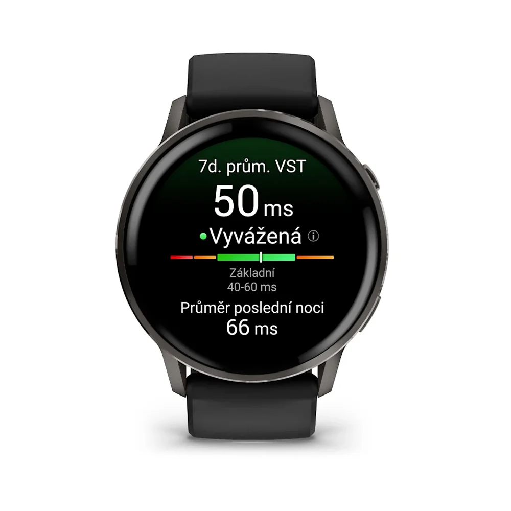 Garmin Venu 4 45 mm chytré hodinky Slate/Black Silicone