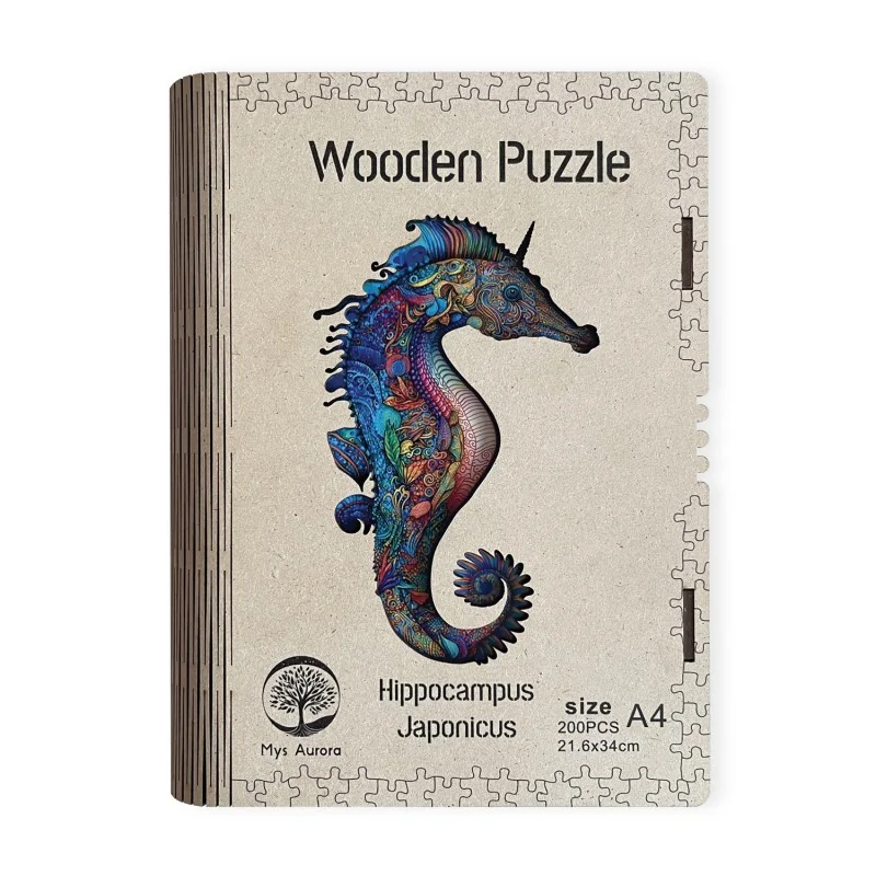 EPEE Wooden puzzle Hippocampus Japonicus A4