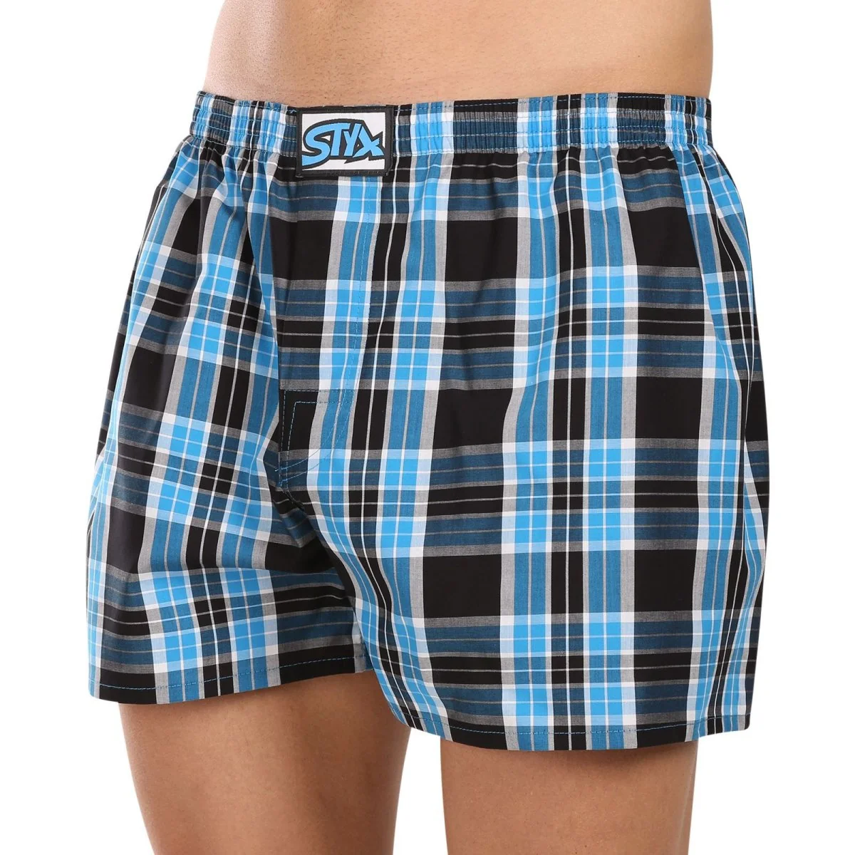Styx 5PACK pánské trenky klasická guma vícebarevné (5A102230) M