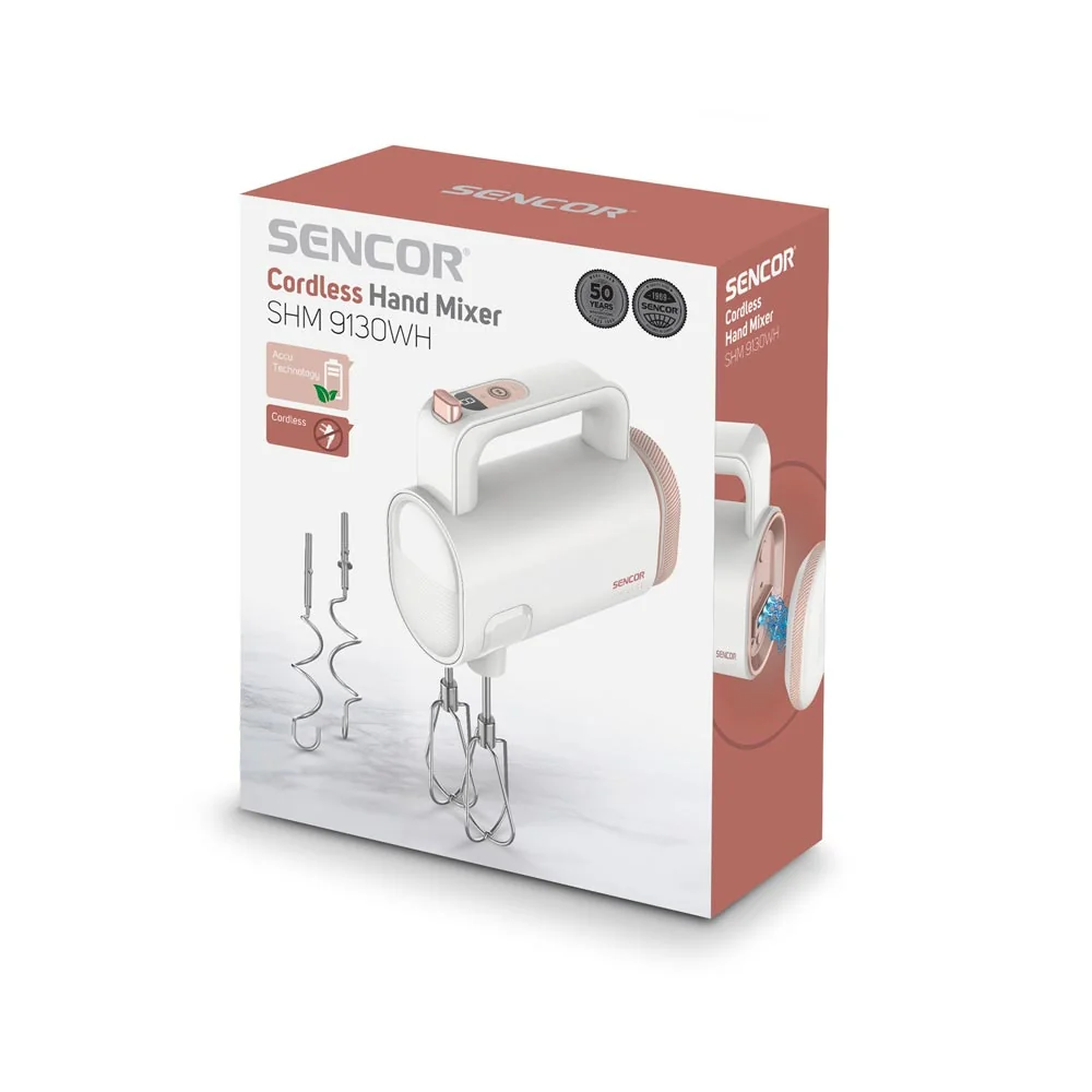 SENCOR SHM 9130WH aku ruční šlehač