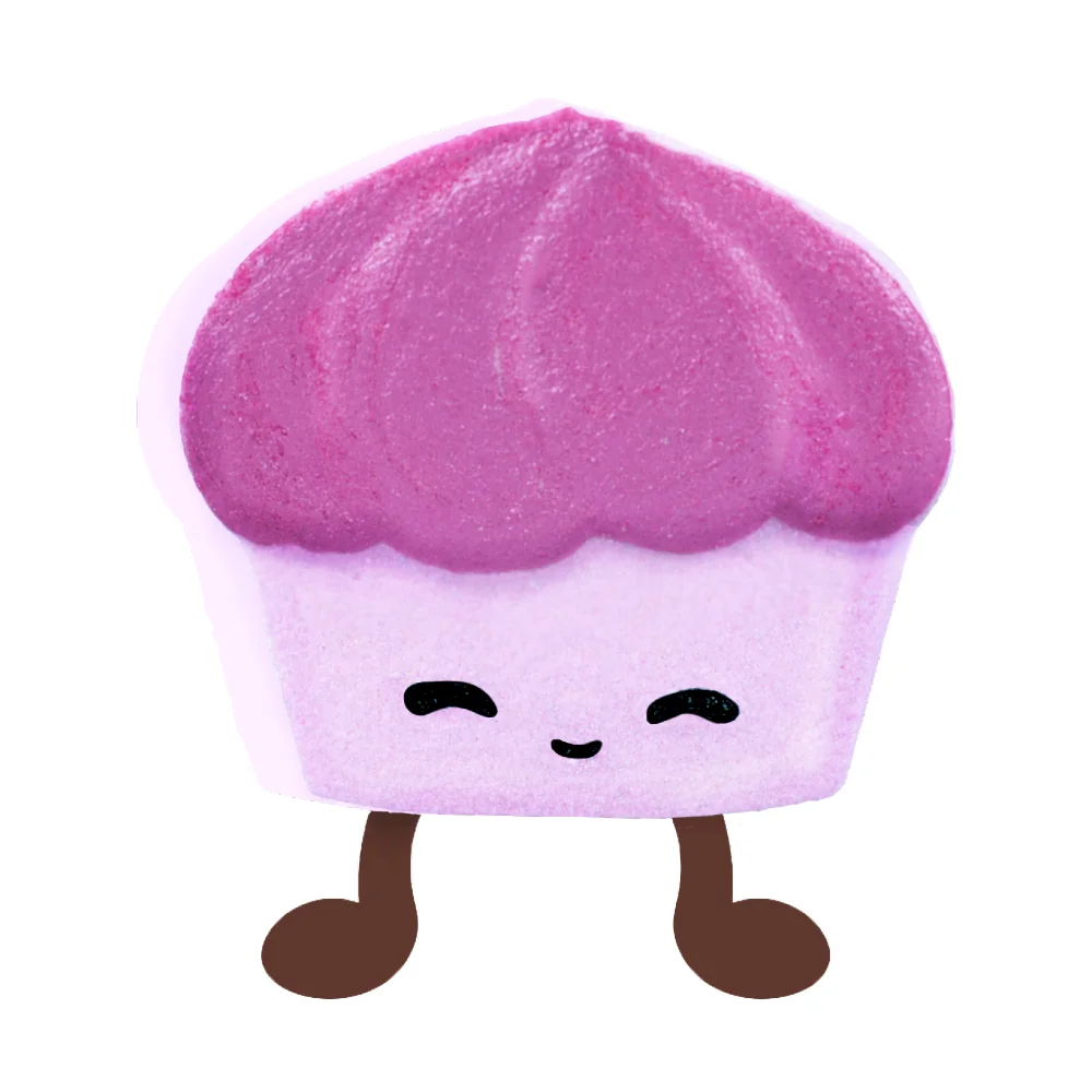 Bomb Cosmetics Šumivá bomba do koupele Chloe the Cupcake 140 g