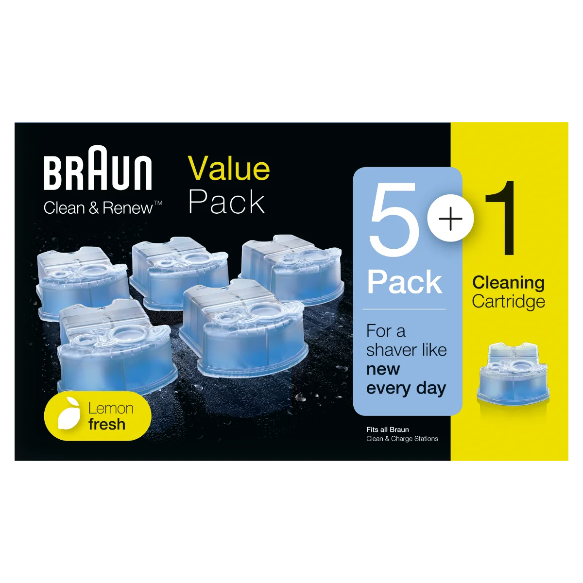 Braun Clean&Renew CCR5+1 náhradní náplň 6 ks