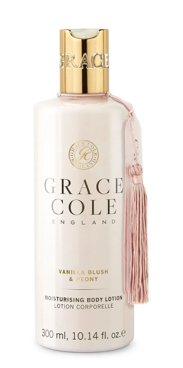 Grace Cole Vanilla Blush & Peony hydratační tělové mléko 300 ml