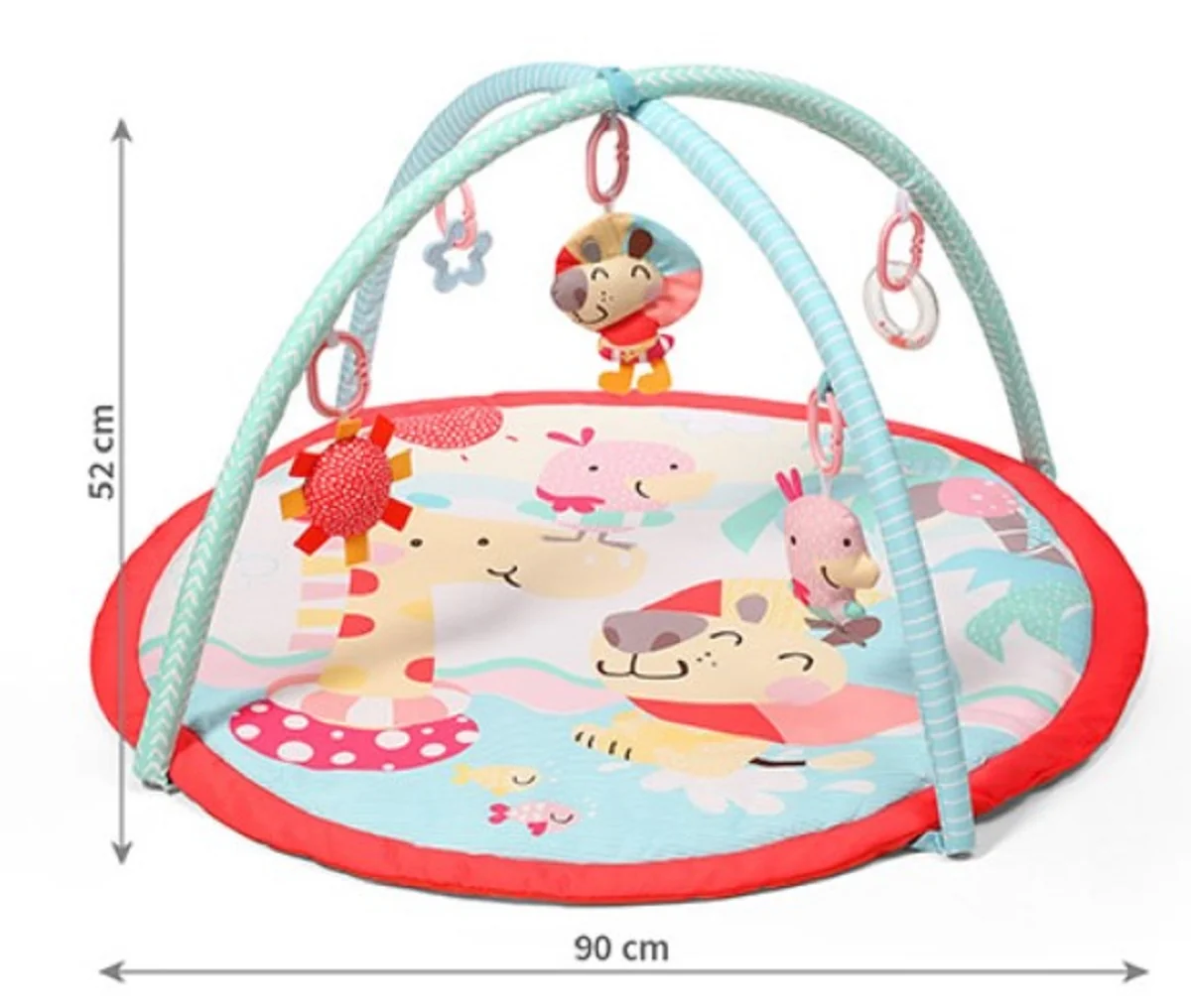 Babyono Vzdělávací edukační hrací podložka - Pool Party