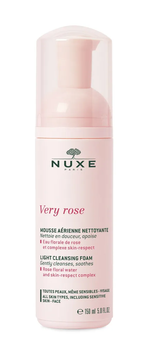 Nuxe Very Rose Lehká čisticí pěna 150 ml