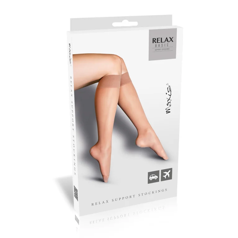 MAXIS RELAX BASIC Lýtkové punčochy vel. M černé