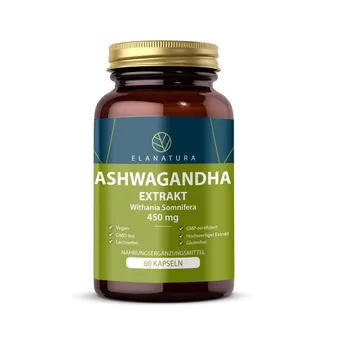 Herbamedica Ashwagandha extrakt 450 mg 60 kapslí
