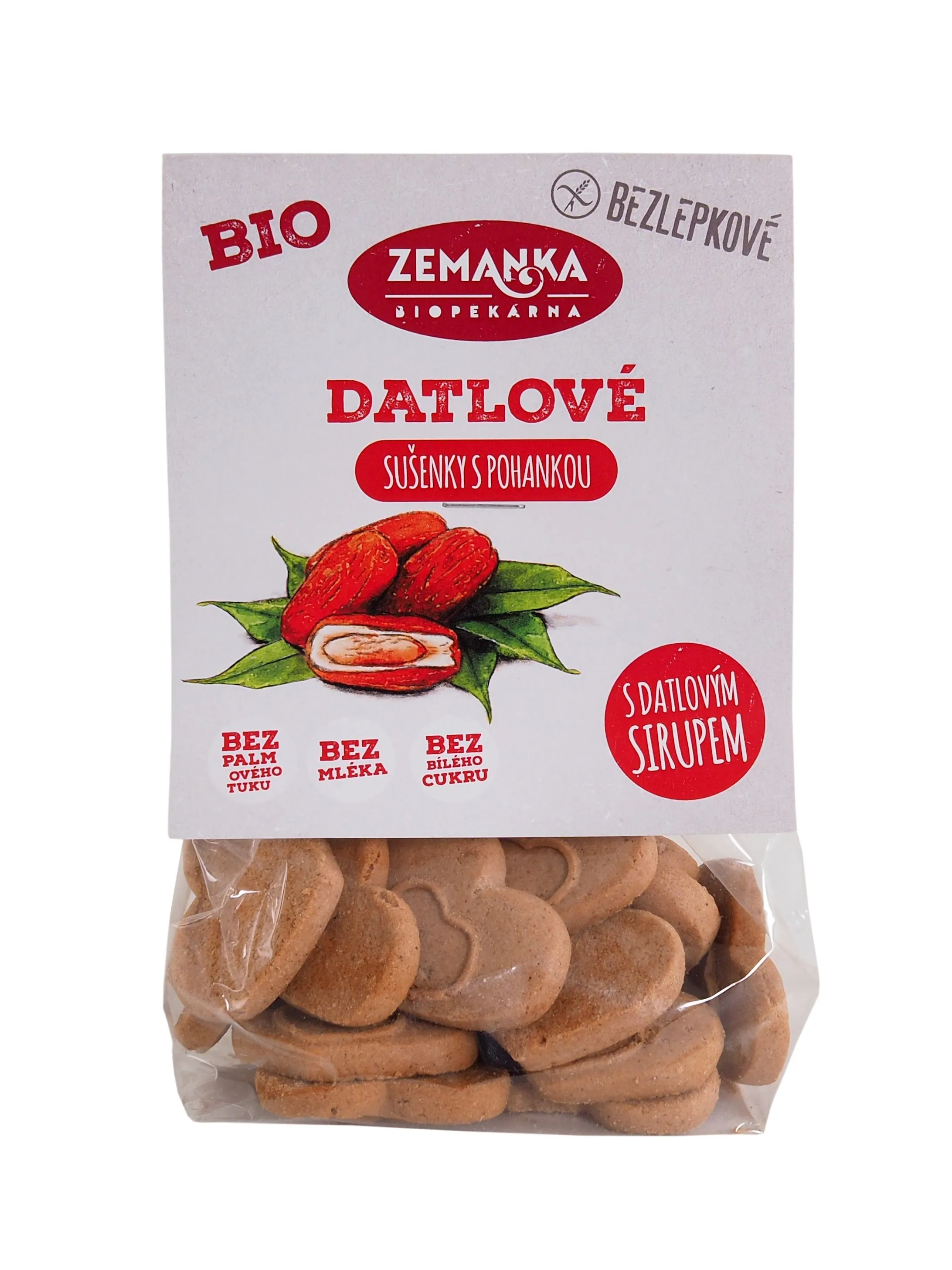 Zemanka BIO Bezlepkové sušenky pohankovo-datlové 100 g