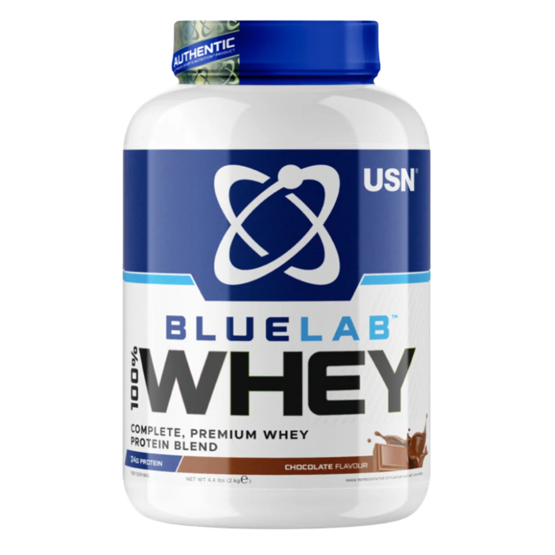 USN BlueLab 100% Whey Premium Protein 2000g - čokoláda, karamel