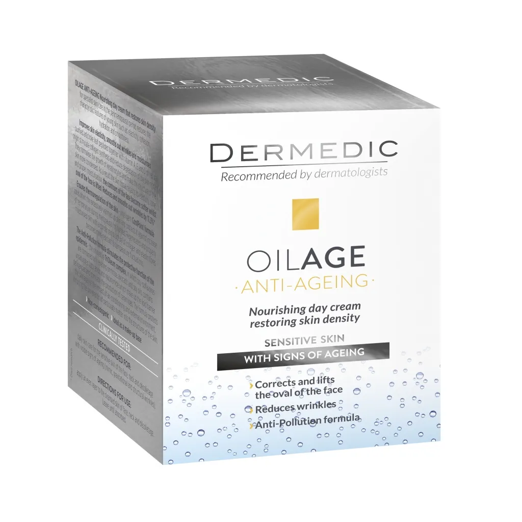 Dermedic Oilage Anti-Ageing denní krém pro obnovu hustoty pleti 50 g