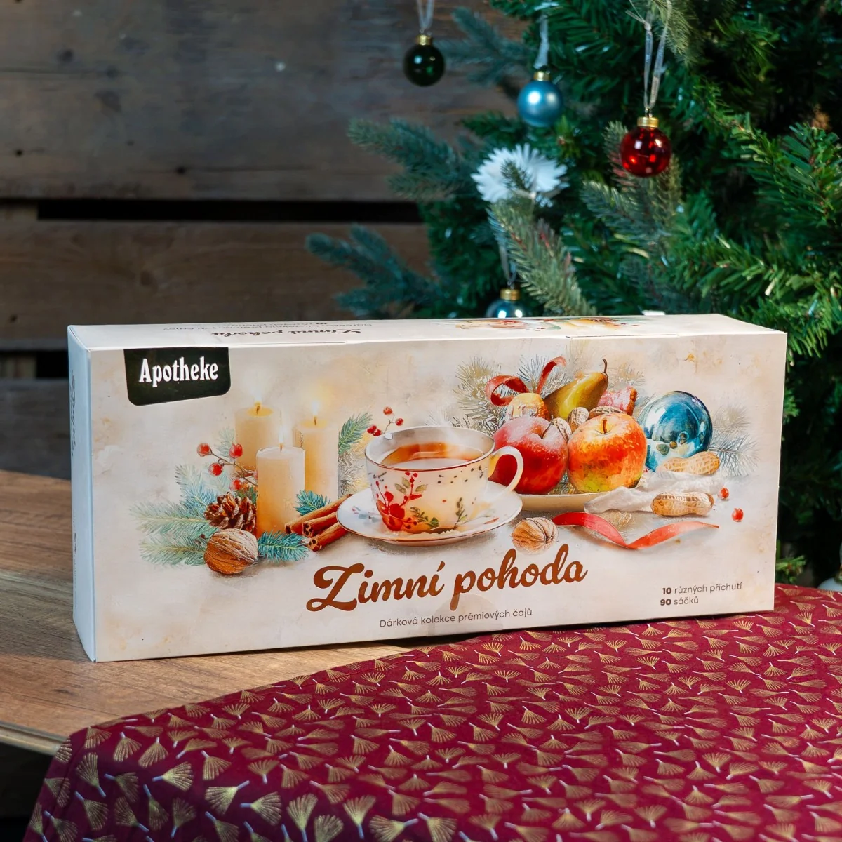 Apotheke Zimní pohoda dárková kolekce čajů 90 sáčků