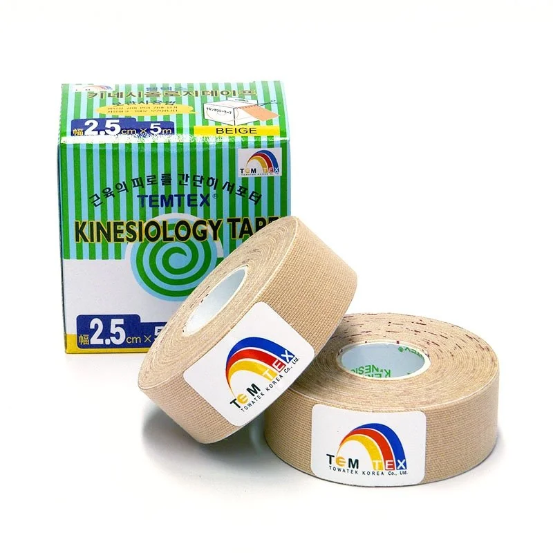 TEMTEX Kinesio tape Classic, béžová tejpovací páska 2 x 2,5cm x 5m