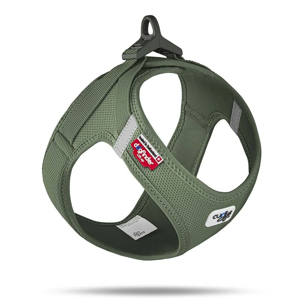 Curli Postroj pro psy se sponou Air-Mesh Moss M, 6-9 kg