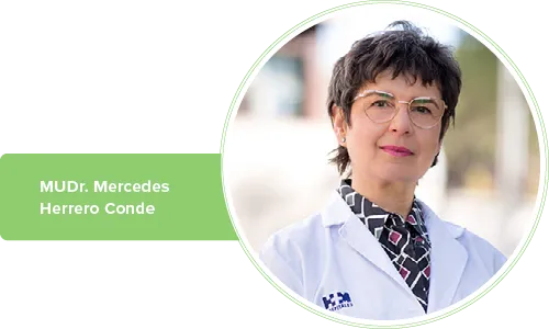 Za vývojem vaginálního krému Regilub stojí specialistka v oboru gynekologie a sexuologie, Mudr. Mercedes Herrero Conde.
