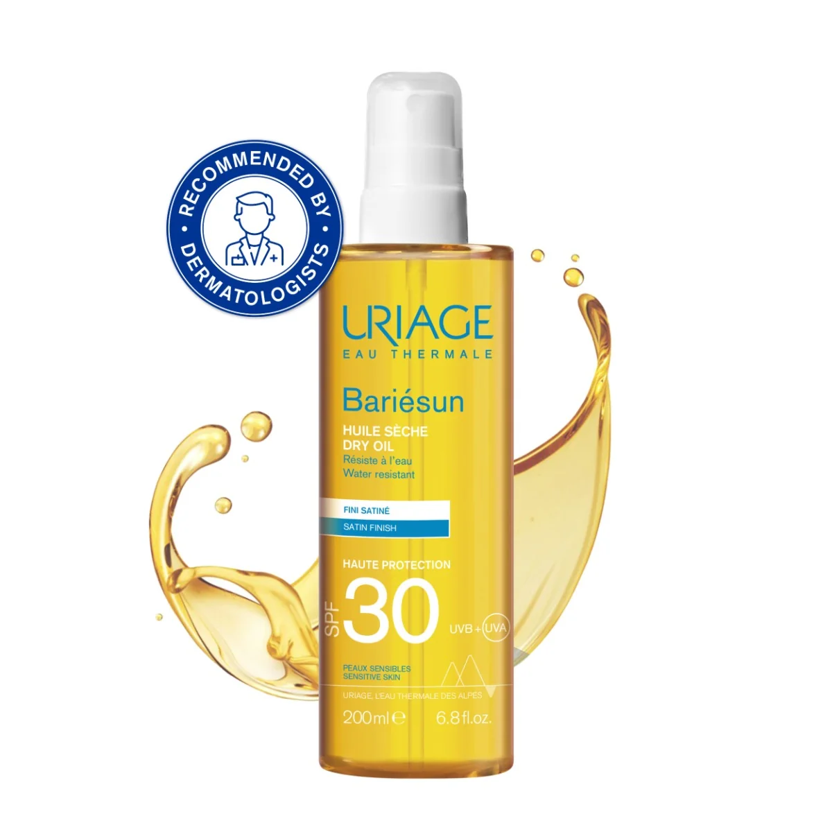 Uriage Bariésun Suchý olej na opalování SPF30 sprej 200 ml