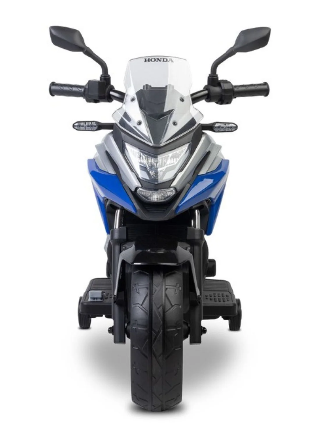Toyz Elektrická motorka Honda NC750X pro děti – LED, USB, 3-8 let, modrá, černá