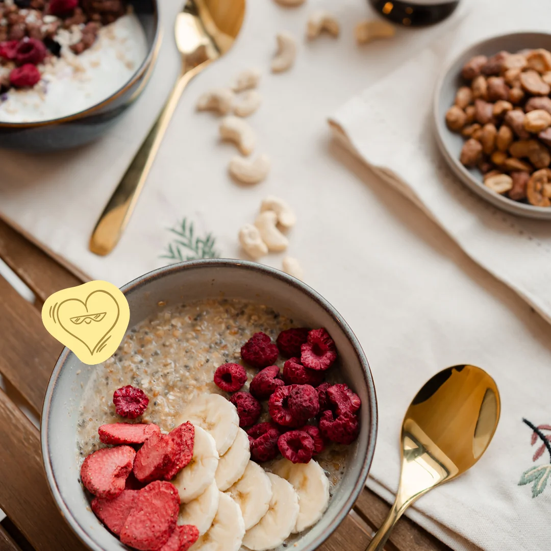 Protein a Co Proteinová kaše s chia 80 g Jahoda, bílá čokoláda
