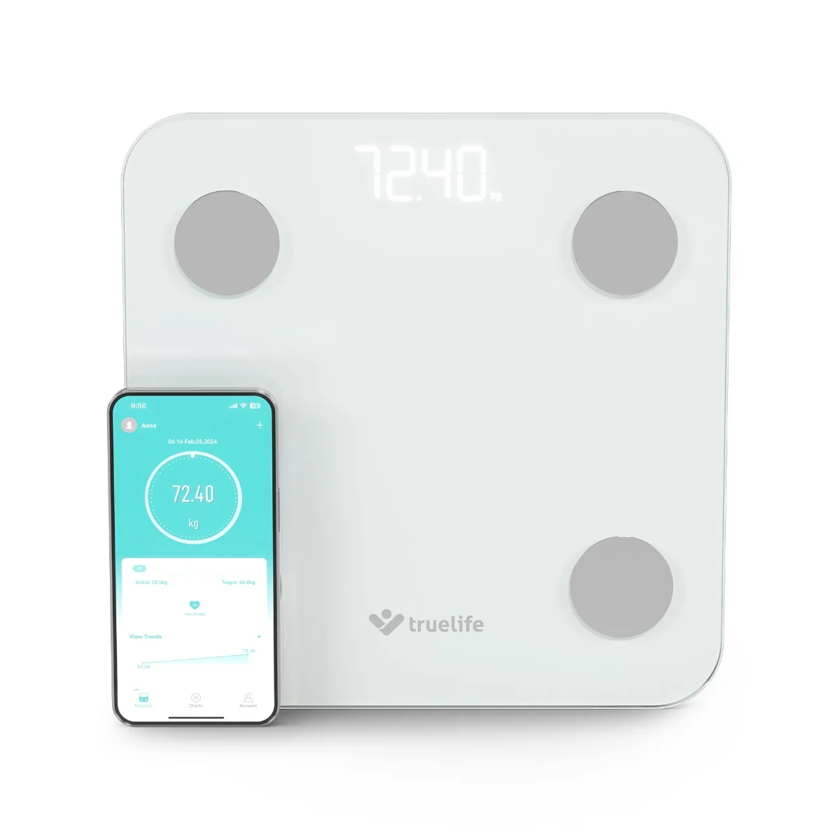 Truelife FitScale W1 osobní váha white