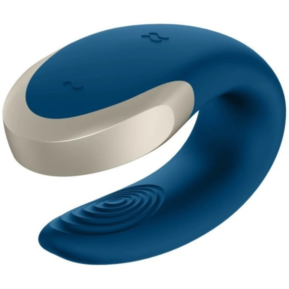 Satisfyer Double Love partnerský vibrátor BLUE