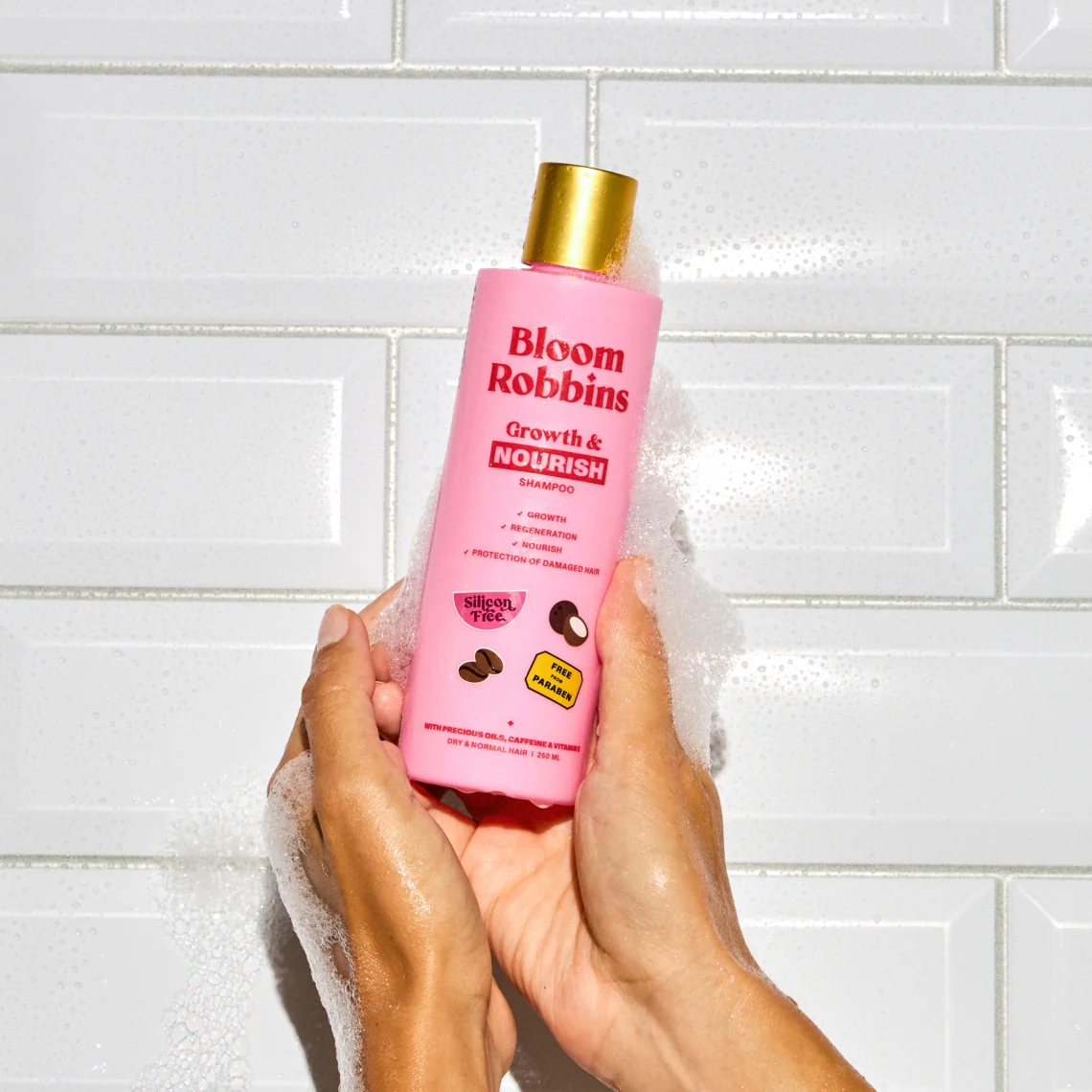 Bloom Robbins Šampon pro výživu a růst vlasů s bambuckým máslem 250 ml