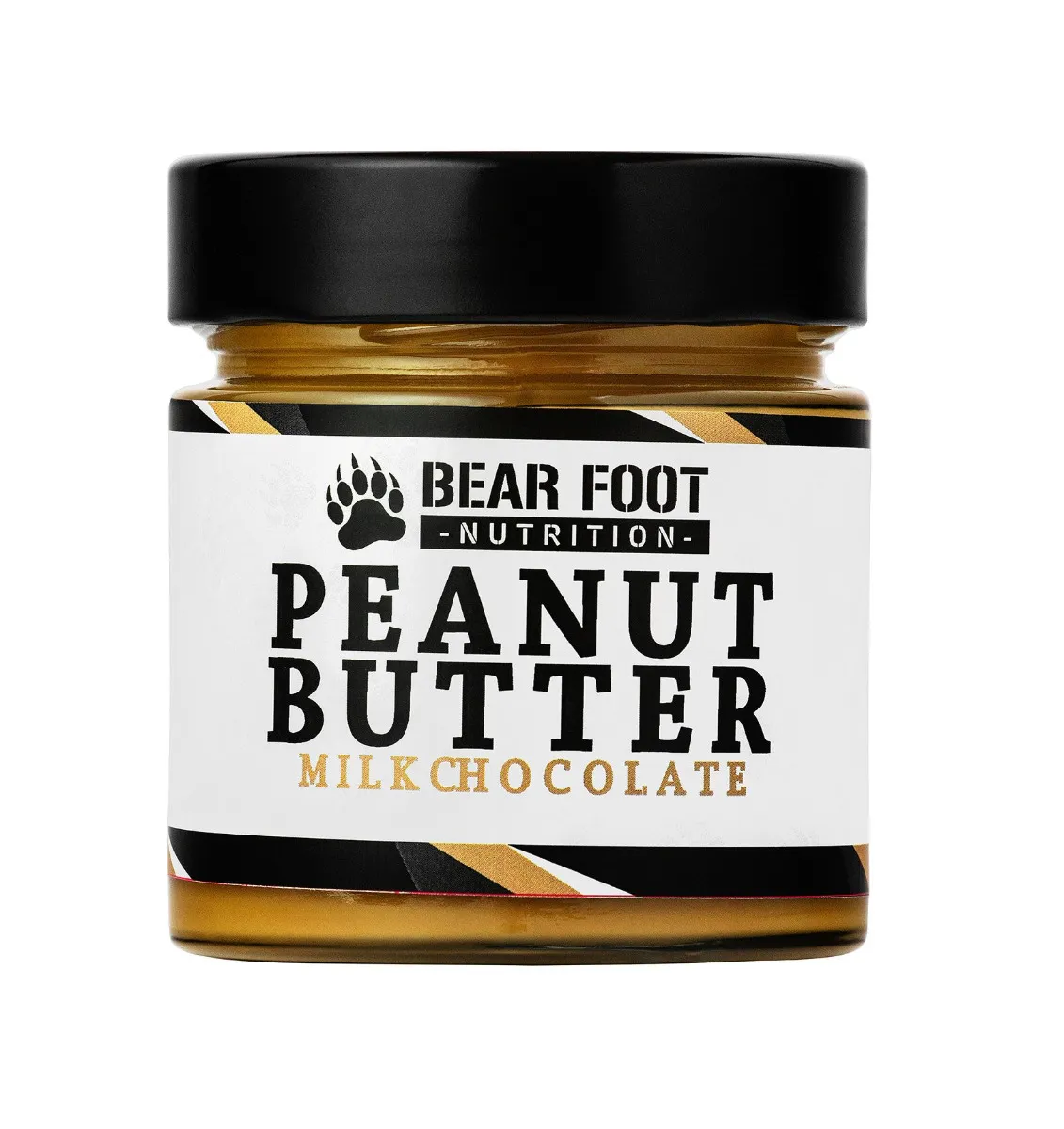 BEAR FOOT NUTRITION Arašídový krém s mléčnou čokoládou 250 g