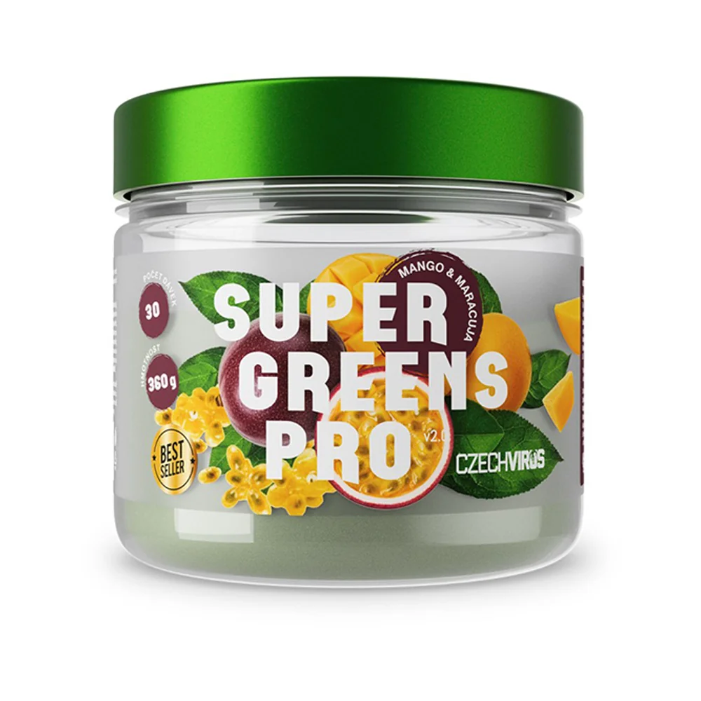 Czech Virus Super Greens Pro V2.0 mango a marakuja 360 g