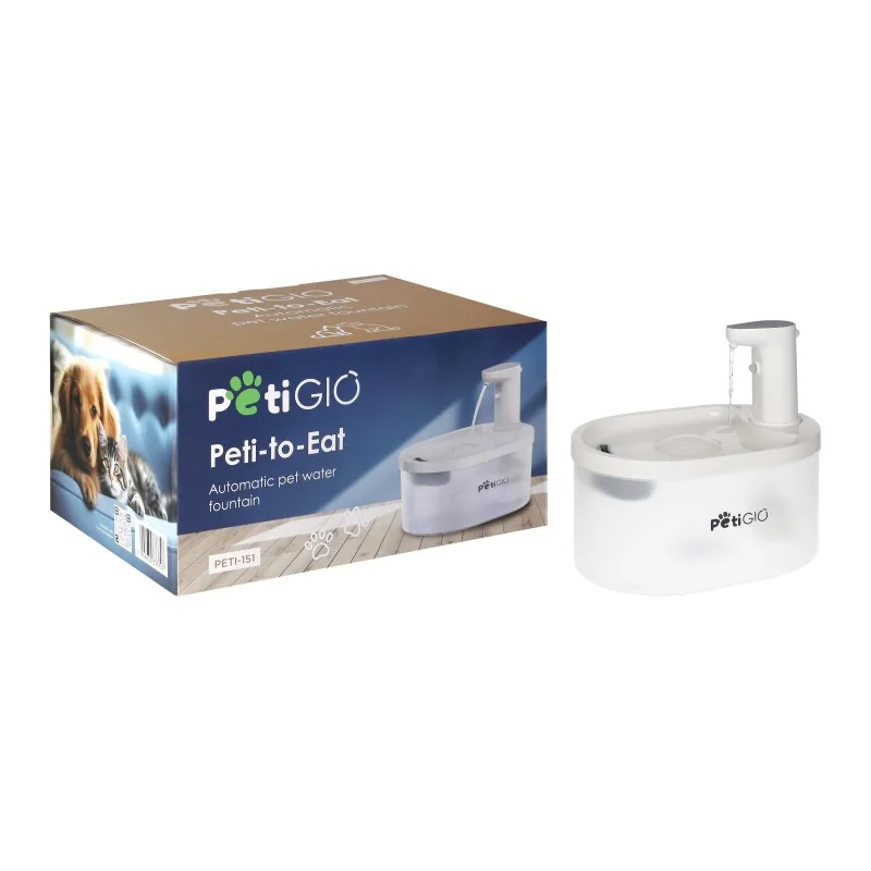 PetiGIO peti-to-Eat automatická fontána pro domácí mazlíčky plast