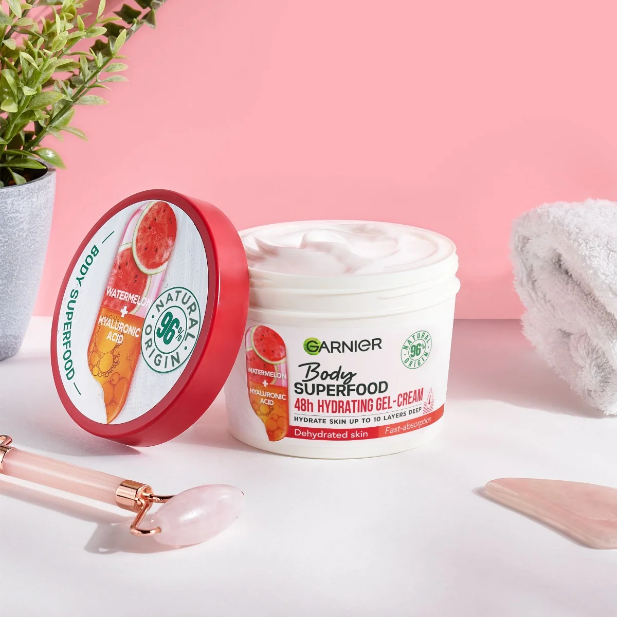 Garnier Body SuperFood Tělový gel-krém s melounem 380 ml