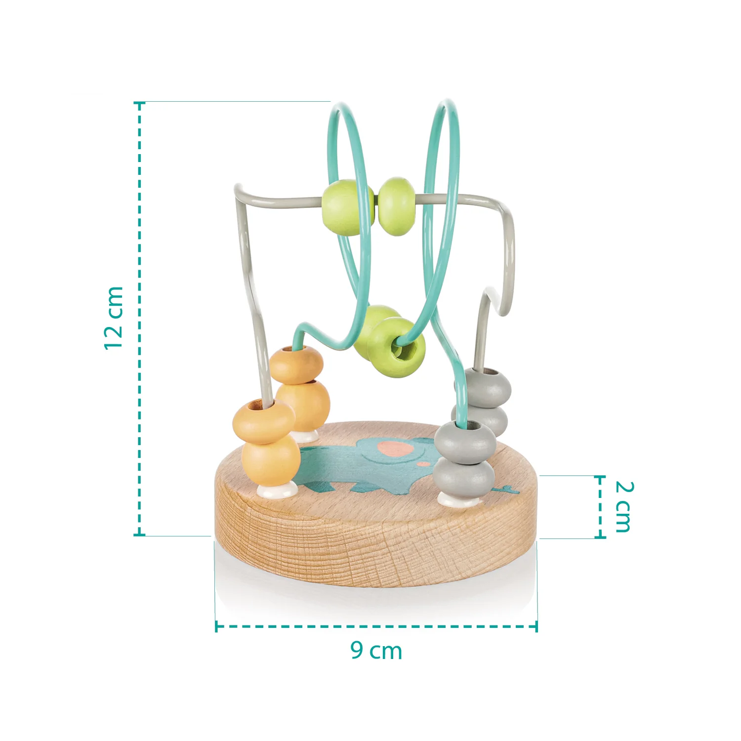 Zopa Dřevěná aktivity hračka, Giraffe 1