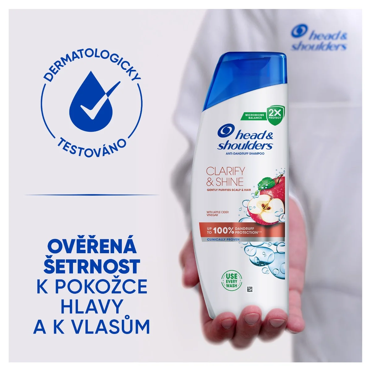 Head&Shoulders Clarify&Shine šampon proti lupům 400 ml