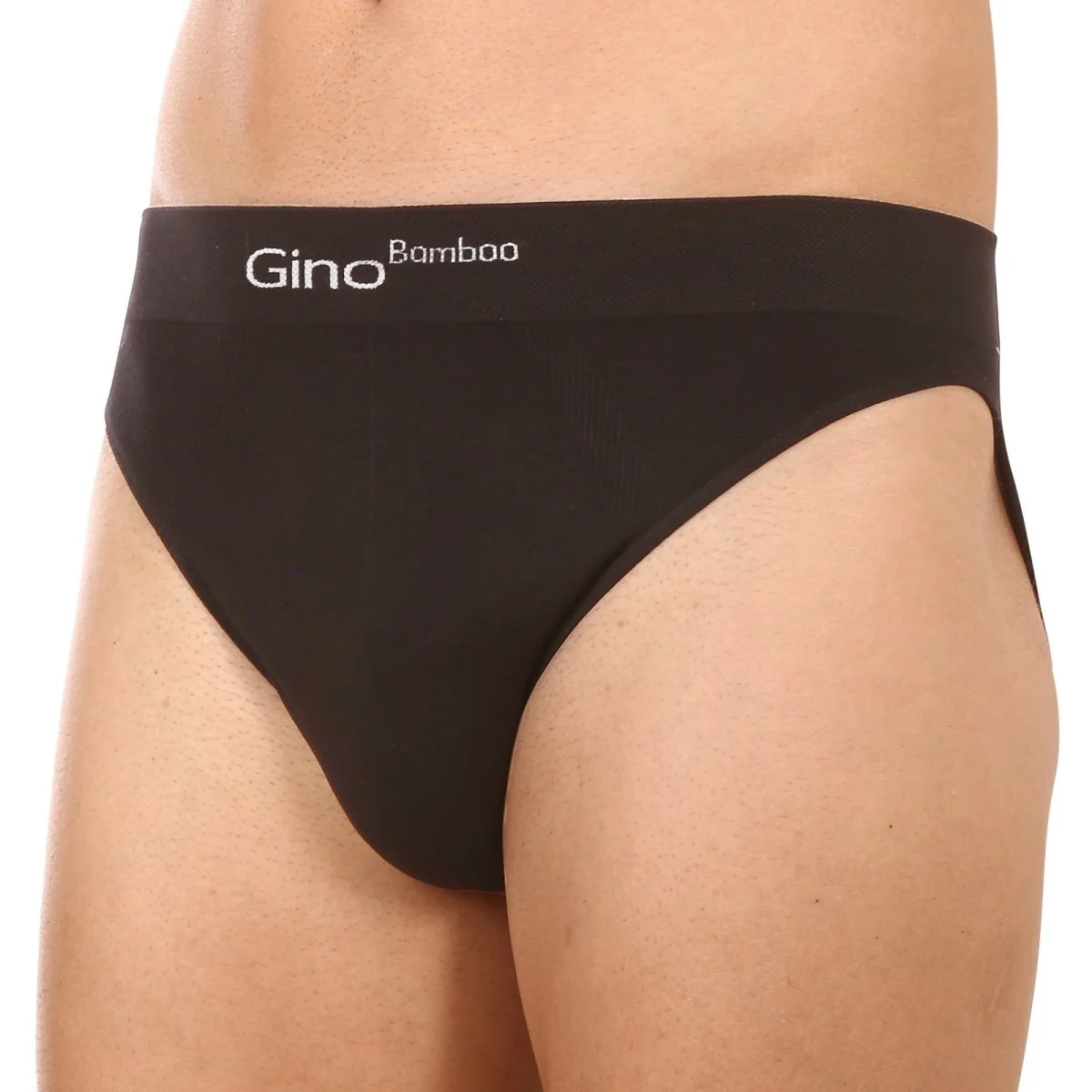 Gino Pánské slipy bambusové černé (50003) XL