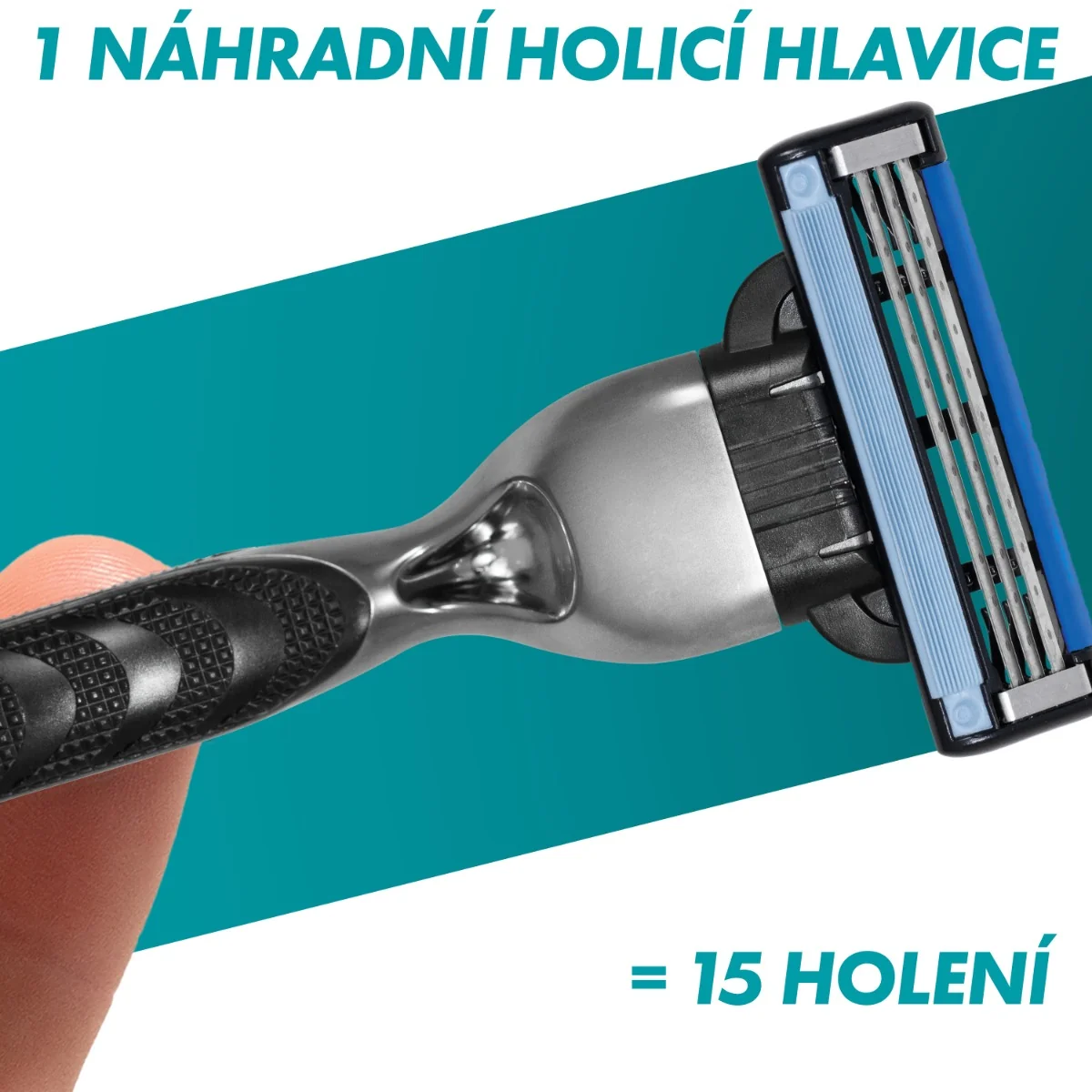 Gillette Mach3 náhradní hlavice 20 ks