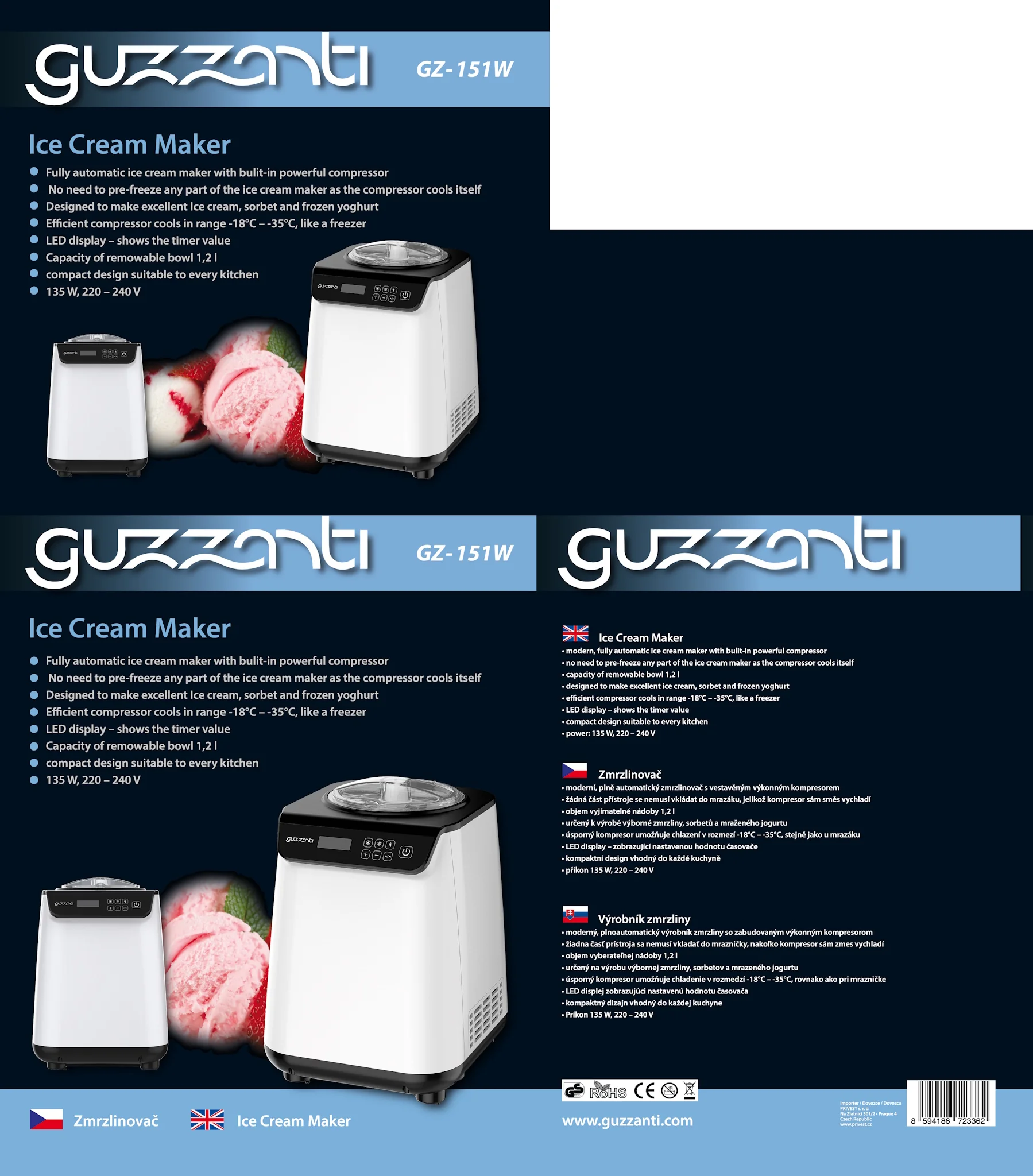 GUZZANTI GZ 151W
