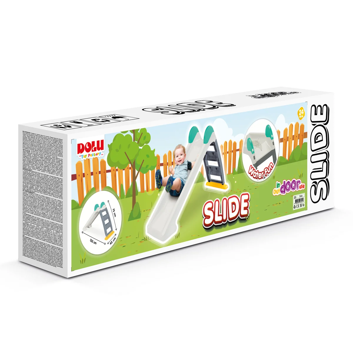 Dolu Dětská skluzavka, skládací