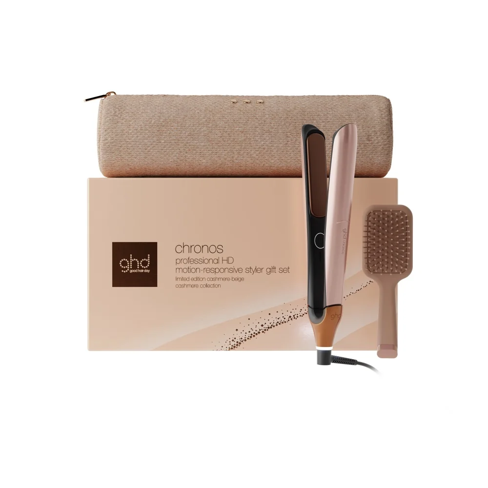 GHD Chronos Set Cashmere Edice žehlička + mini kartáč na vlasy