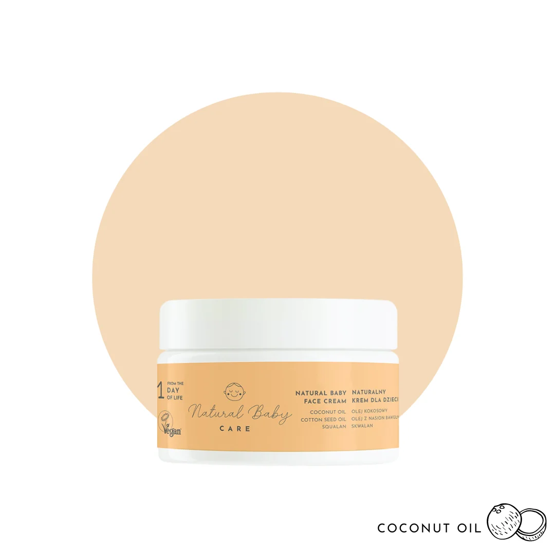 Natural Baby Care Dětský krém na obličej, 50 ml