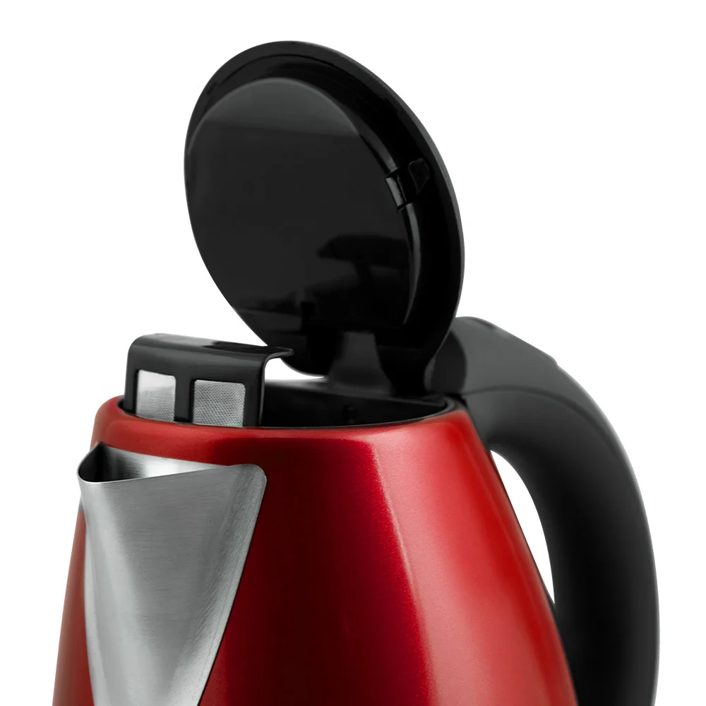 Orava Nerezová varná konvice 1,7 l, červená